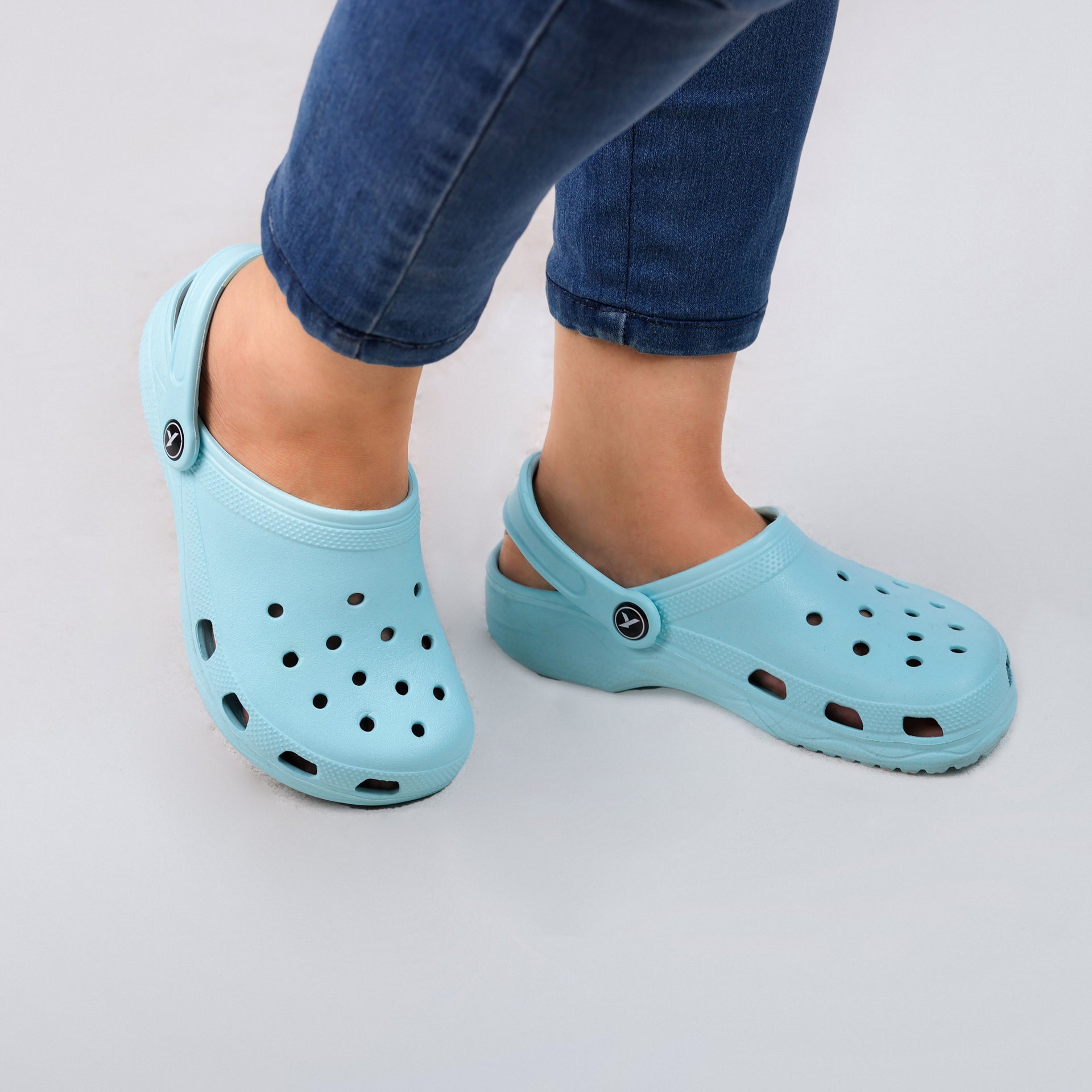 Klimb Klogs For Women - Teal Blue