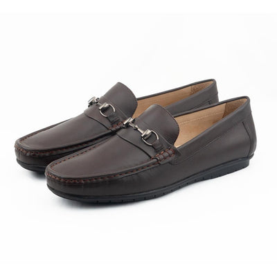 Men's Stylish Moccasin Bruno - Chocolate