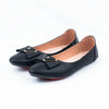 Edna Pumpy Flat Shoe - Black