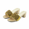 Opal Ladies Block Heel - Golden