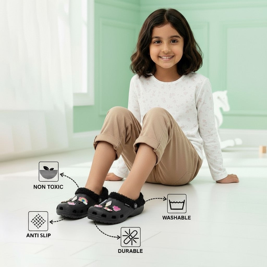 Ready Twist Winter Klogs - Black Beauty